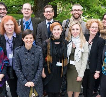 Representatives from international library and archive organizations stand together at WIPO. Representatives from international library and archive organizations stand together at WIPO.