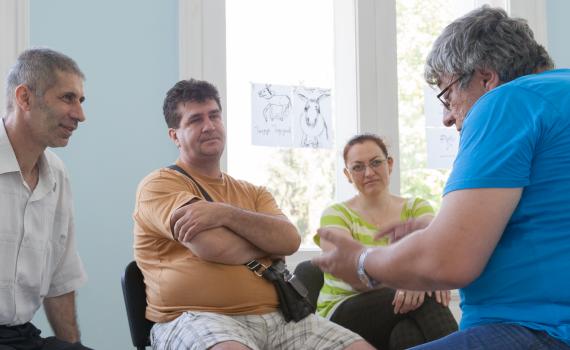 Jobseeking skills training for the over 40s in 'Lyuben Karavelov’ Public Library in Bulgaria.