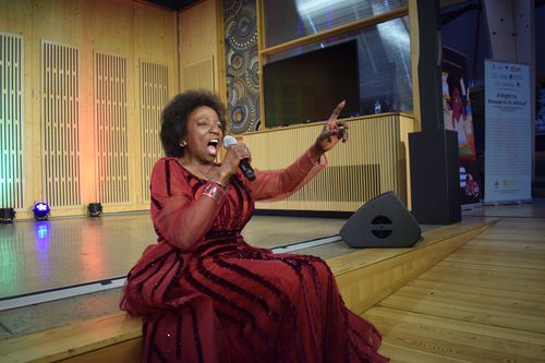 The conference featured a rare performance by the renowned South African singer, Marah Louw, on the evening of the first day in Pretoria.