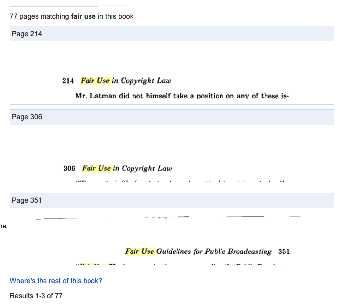 Fair use and blurred lines between common law and civil law 