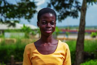 Esther Amankwah Baodu, School student, Abountem village, Ghana
