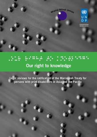 Cover of UNDP Marrakesh report