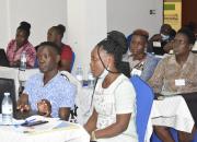 Public librarians in Uganda attending a training of trainers workshop, focused on ICT training. 