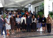 Group photo of repository managers at a worksop in Nairobi.