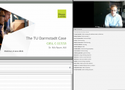 Screengrab of TU Darmstadt webinar presentation