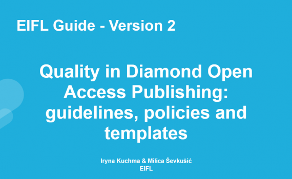 Cover of the guide, with title.